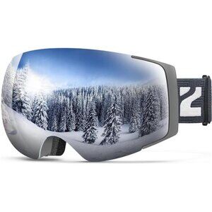 Ski Goggles Magnetic Lens - Snowboard Goggles for Men Women Adult -